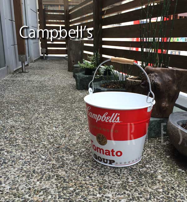 楽天市場】Campbell's キャンベル スチールバケツ スープカン A067