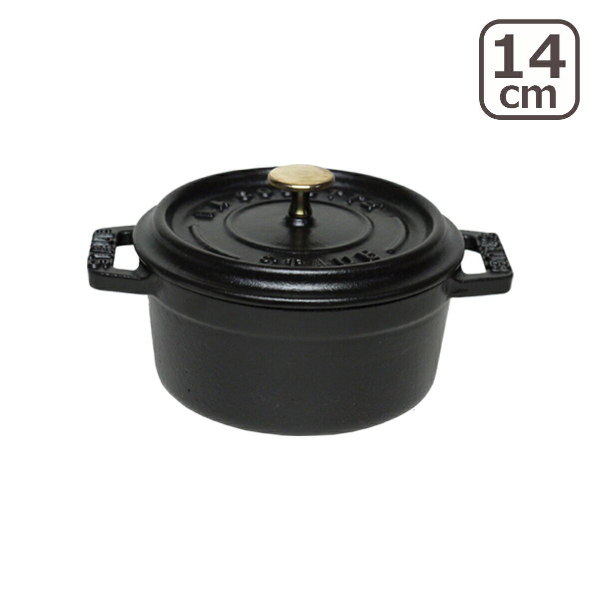 楽天市場】ストウブ 鍋 STAUB ピコ ココット ラウンド 14cm ブラック