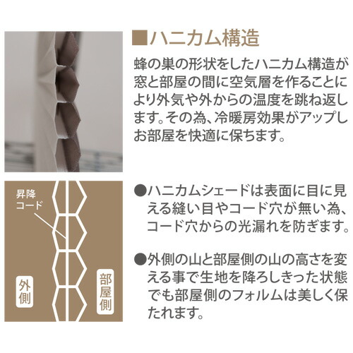 楽天市場】ハニカムブラインド 彩 無地タイプ グリーン 180×180cm