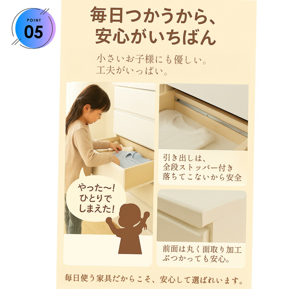楽天市場】ミキット | ディズニー 日本製 完成品 チェスト 収納 4段 5