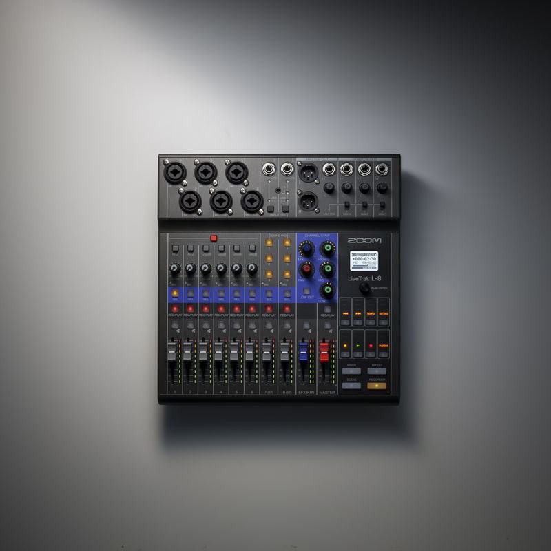 楽天市場】ZOOM LiveTrak L-8 DTM オーディオインターフェイス : DJ