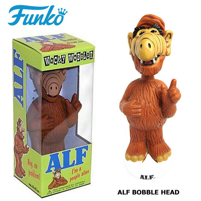 楽天市場】FUNKO ボビングヘッド ボブルヘッド アルフ 人形 頭が揺れる