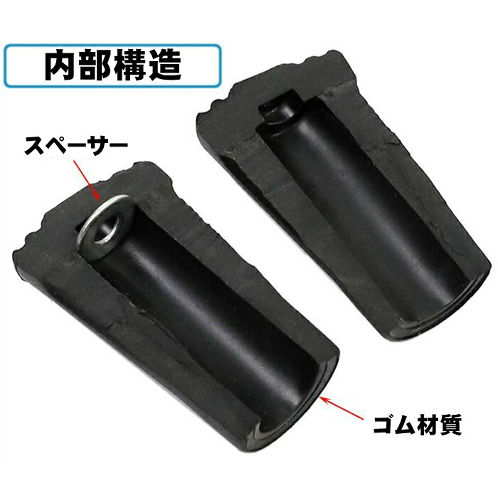 楽天市場】8個入 径約12mm 交換用 杖先ゴム つえ先 ゴムチップ ラバー