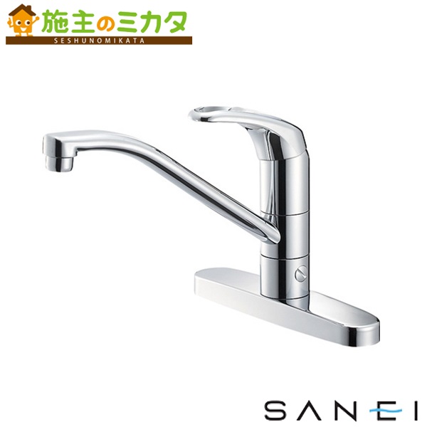 SANEI シングル台付分岐混合栓 K676BV-13 (水栓金具) 価格比較 - 価格.com