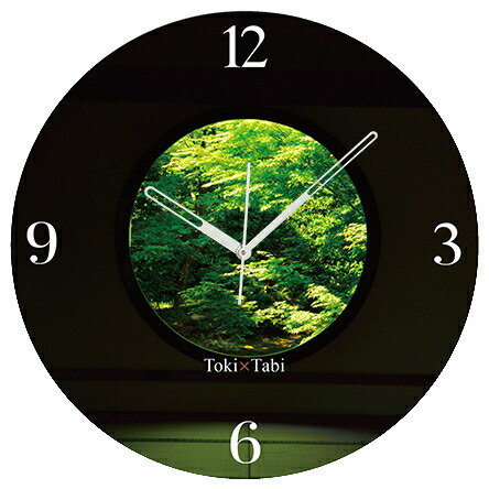 楽天市場】A+ (アクセントプラス) Toki×Tabi 大型掛け時計 60cm 源光庵