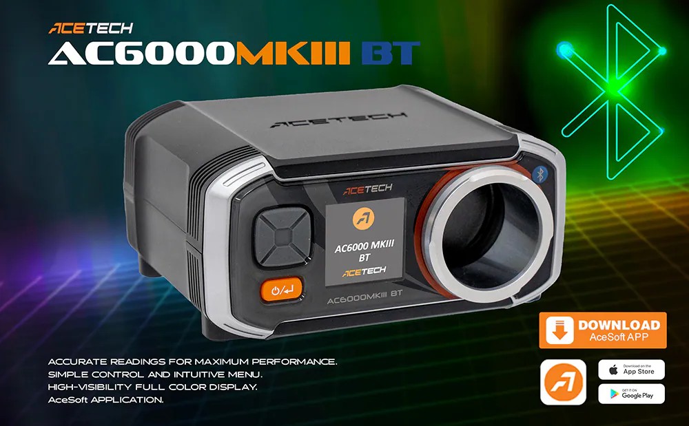 楽天市場】【ACETECH】AC6000 MKIII BT クロノグラフ 弾速計 スピード