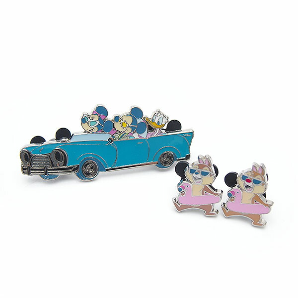 楽天市場】サニーサニーサマー ピンバッジセット ミッキー＆ミニー