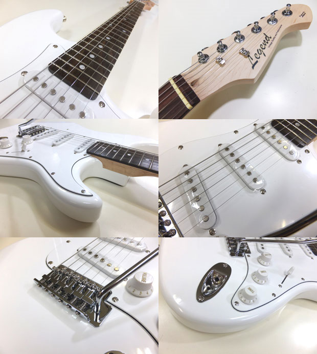 楽天市場】エレキギター 初心者セット Legend レジェンド LST-Z/WH 15