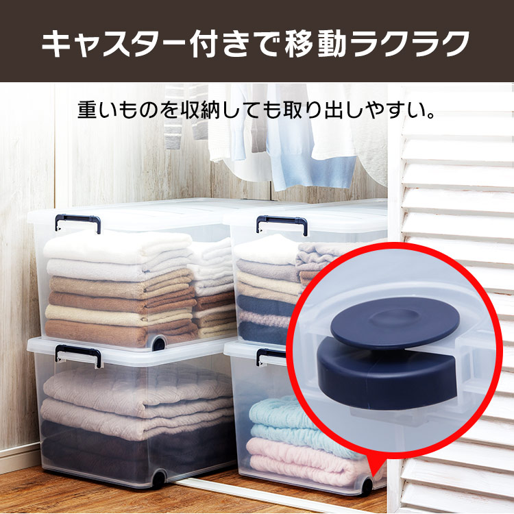 楽天市場】収納ボックス ふた付き キャスター付き 1・2・3・4・6個