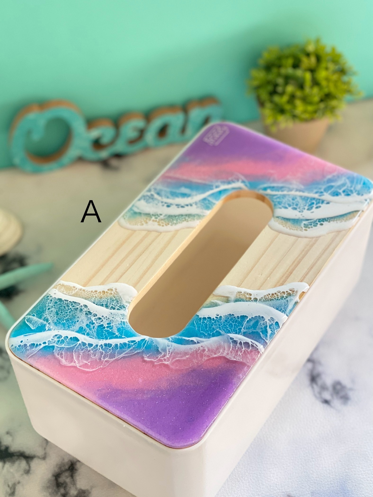 楽天市場】【オーシャンアート】 ティッシュボックス POP OCEAN23cm