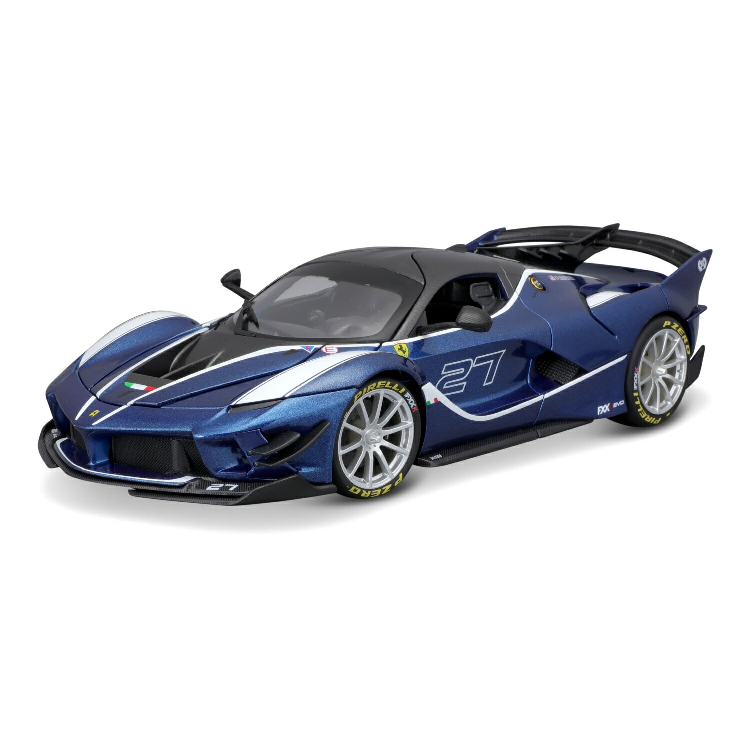 楽天市場】ミニカー 1/18 Bburago フェラーリ FXX K EVO #27 ブルー