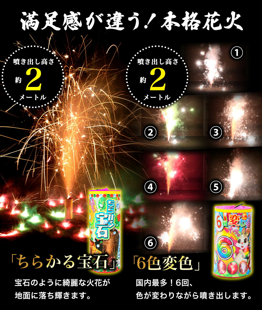 楽天市場】特選花火 極み 噴出花火セット 25個 2-3人用 不思議メガネ