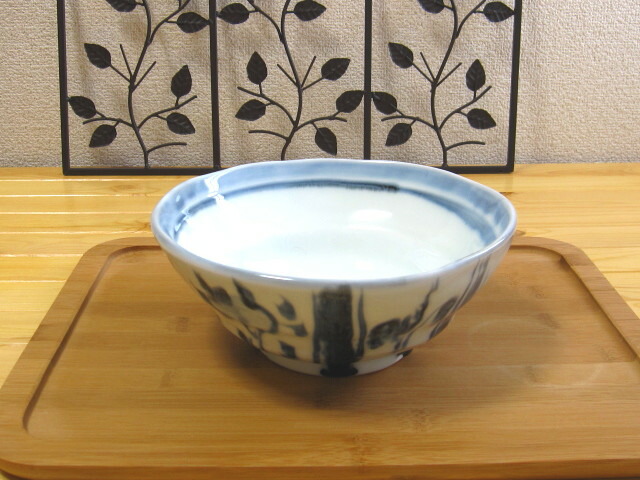 楽天市場】(在庫限り)染付手書きどんぶり(和食器 丼ぶり どんぶり 丼