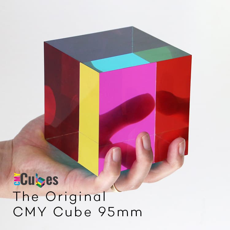 楽天市場】オブジェ The Original CMY Cube 95mm オリジナル CMY