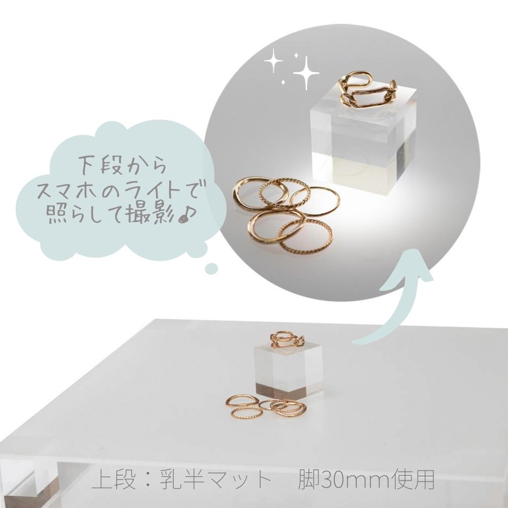 楽天市場】ディスプレイ アクリル 撮影用 三種のアクリル 【角板 × 角