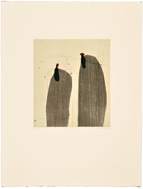希少◆周豪　Zhou Hao リトグラフ版画 現代アートモダンアート Zhou Hao 周豪 D.040237-35 drawing (額付き） | WATERMARK arts & crafts