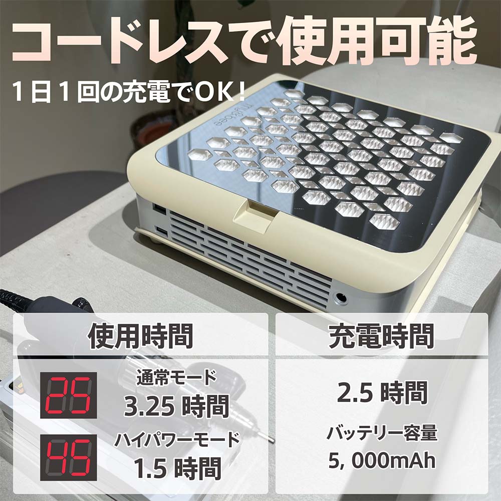 楽天市場】my&bee マイビー パワーダストコレクター 集塵機 コードレス