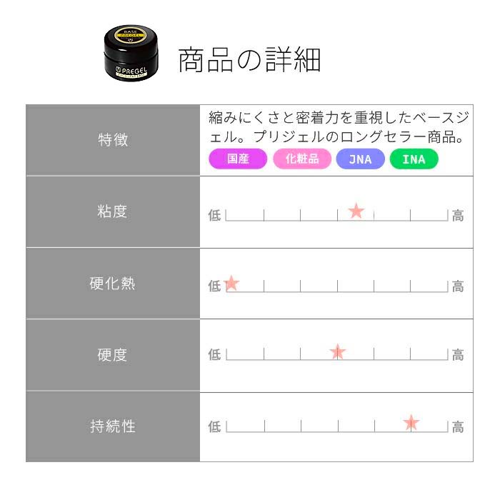 楽天市場】◇プリジェル PREGEL エクセレントベースa 4g＋ノンワイプ