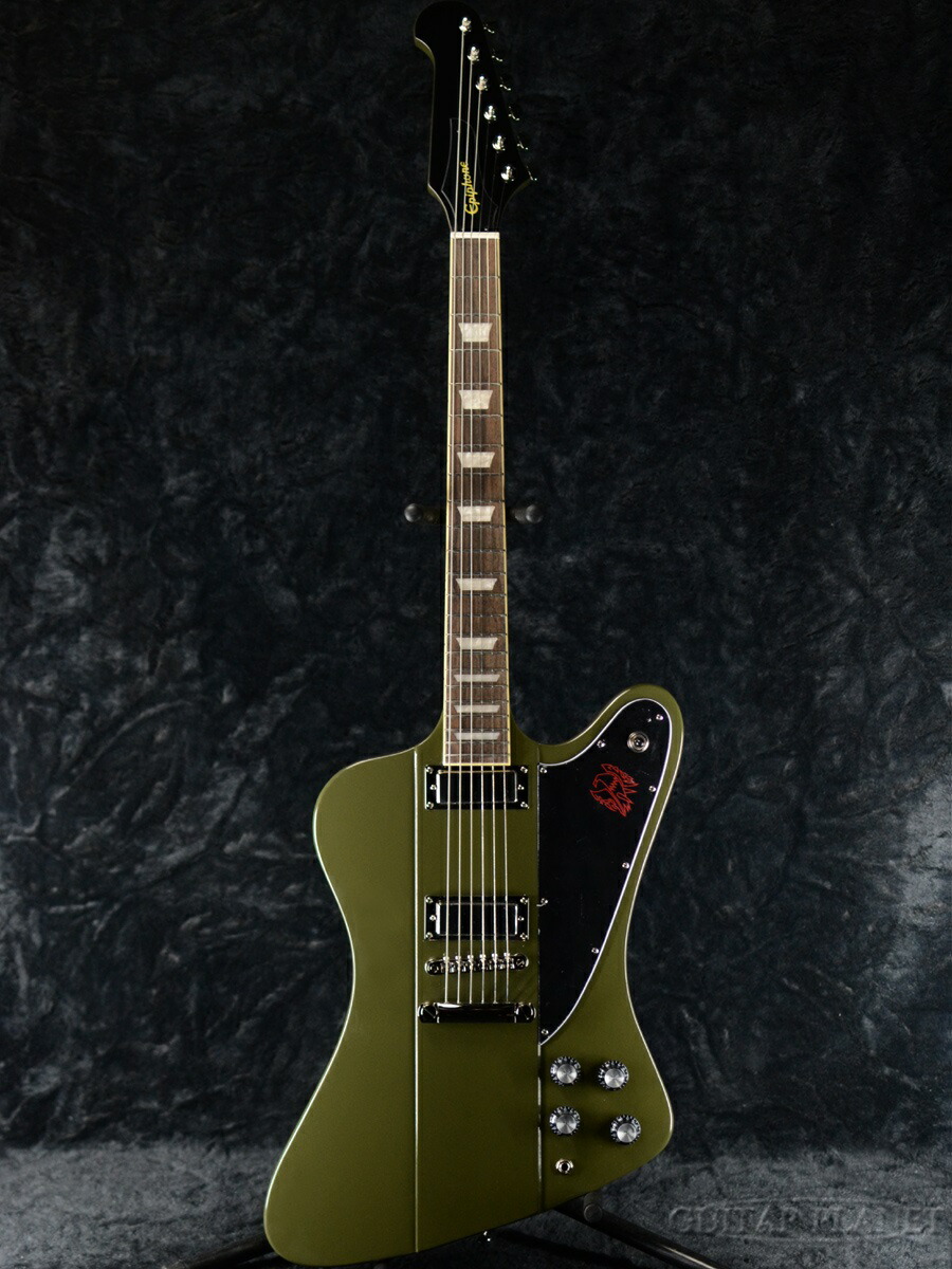 楽天市場】Epiphone Firebird -Olive Drab Green- 新品[エピフォン