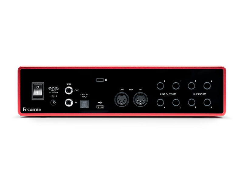 楽天市場】Focusrite フォーカスライト Scarlett 18i8 (gen3