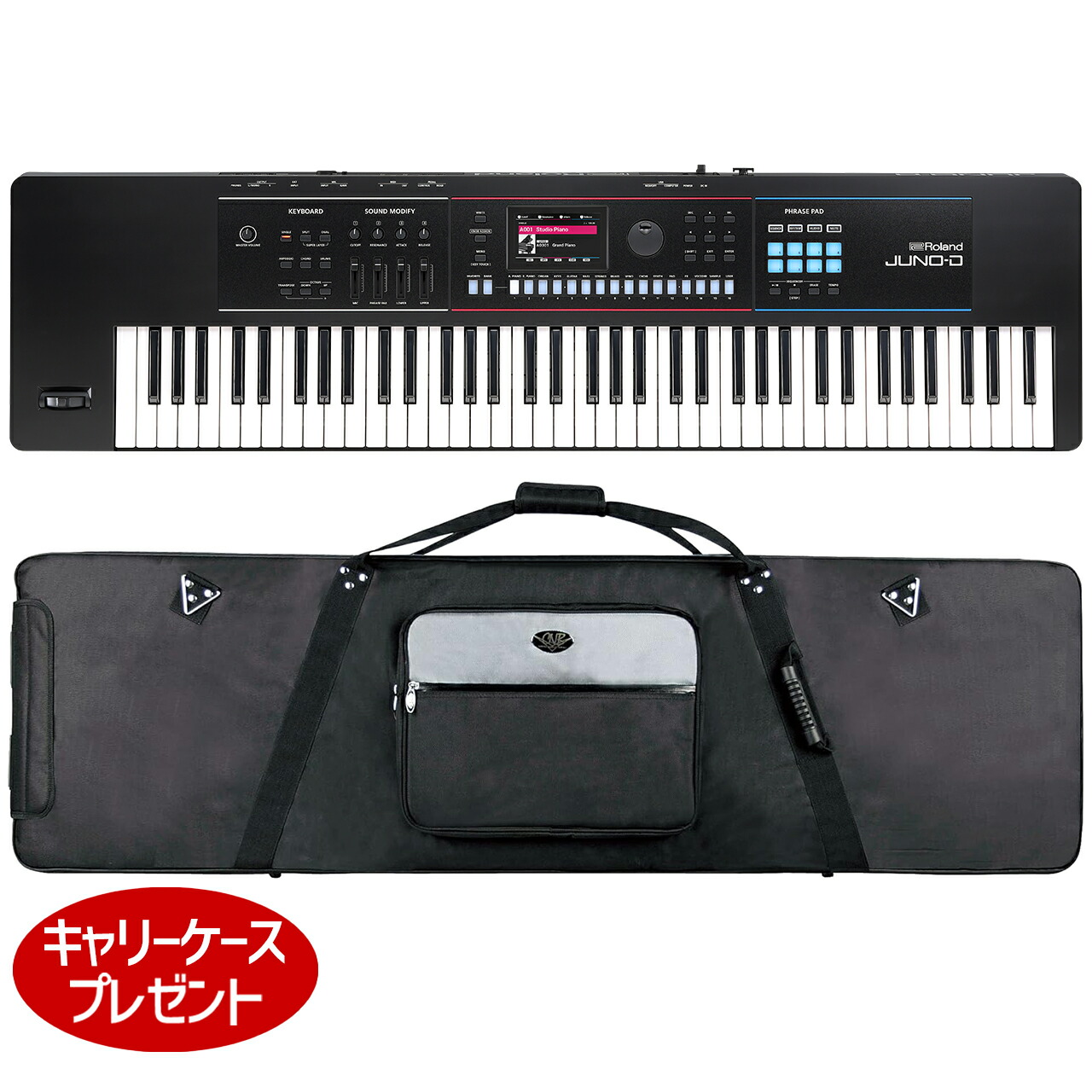 楽天市場】Roland ローランド JUNO-D7 背負えるケースプレゼント 76