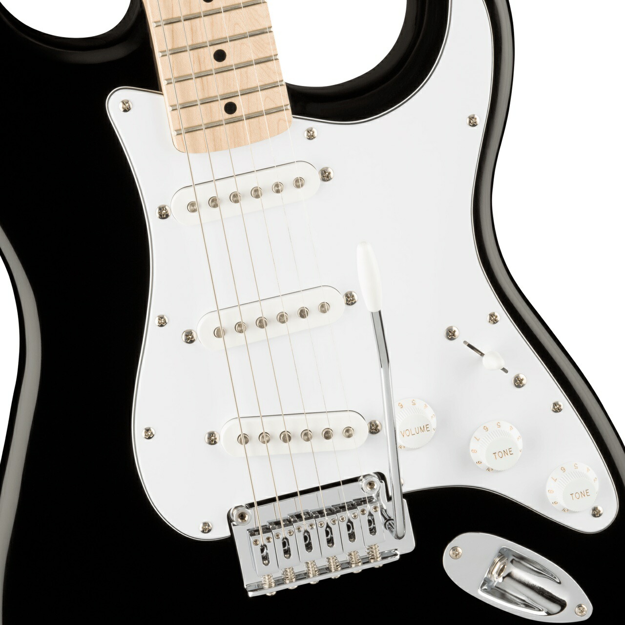 楽天市場】SQUIER スクワイヤー Affinity Stratocaster Black MN