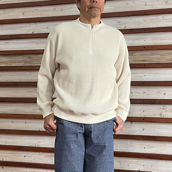 楽天市場】Jackman ジャックマンワッフル ハーフジップワッフル 日本製