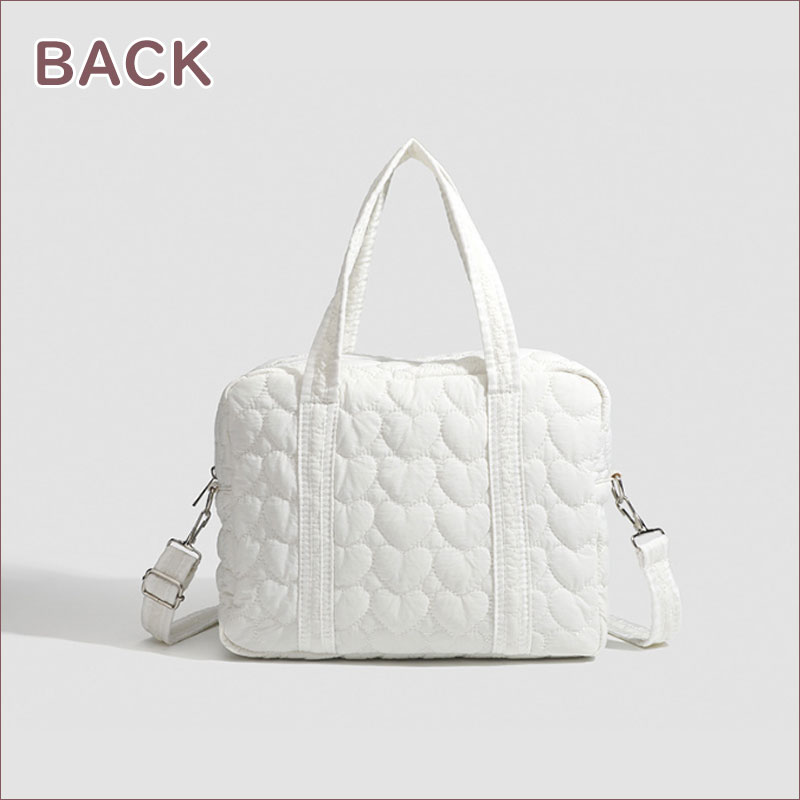 楽天市場】2way キルティング バッグ ハート型 トートバッグ ボストン