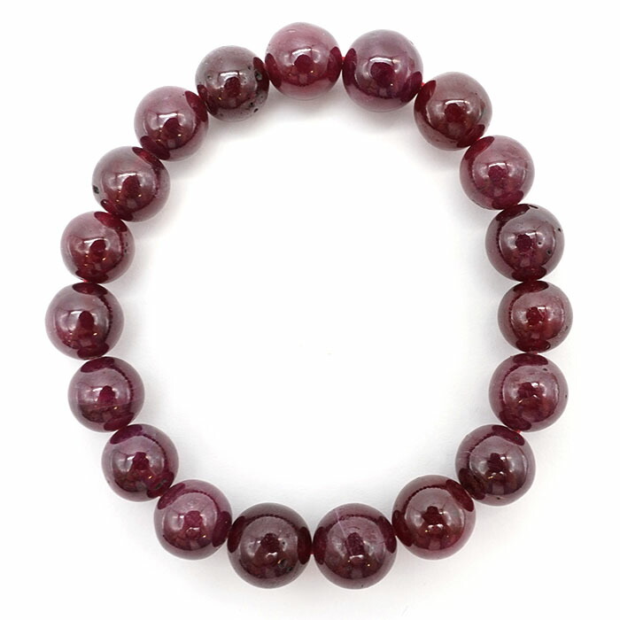 楽天市場】ルビー ブレスレット Ruby ブレス 10mm ミャンマー産 【 7月