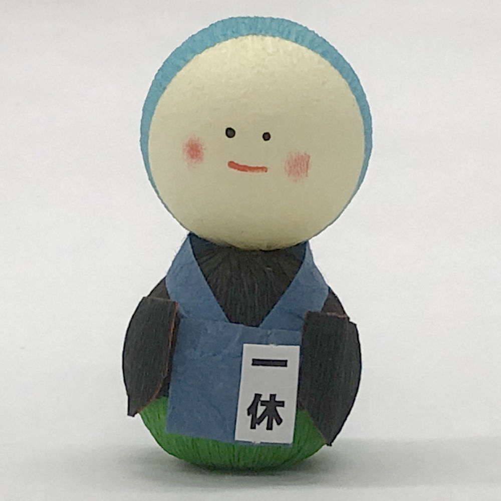 楽天市場】民芸玩具 起き上がりこぼし 人形 一休さん縁起物 日本のお