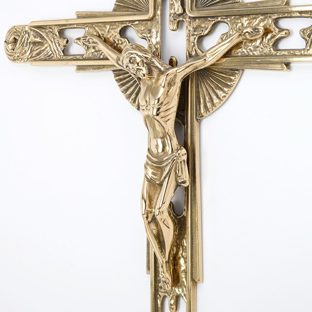 楽天市場】十字架 教会用品備品 イタリア製真鍮雑貨 CROSS クロス