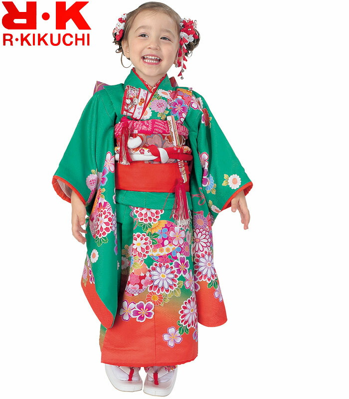 楽天市場】七五三 753 着物 3歳 女の子 着物フルセット RK リョウコ