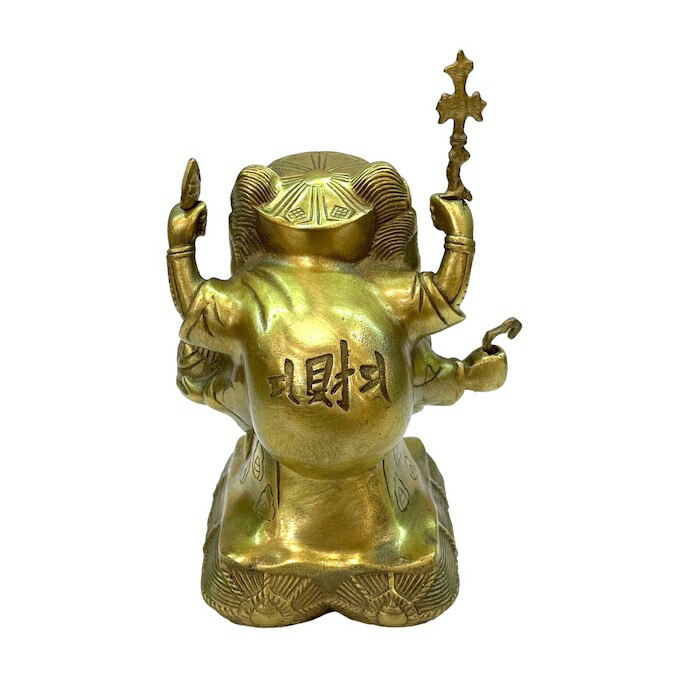 楽天市場】三面大黒 大黒天 七福神 銅 金 ゴールド 秀吉の出世守り本尊