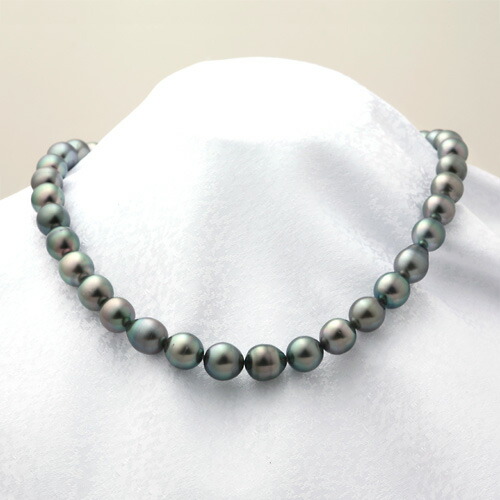 楽天市場】南洋黒蝶 パールネックレス 8.0mm〜10.8mm : 宝寿堂【楽天