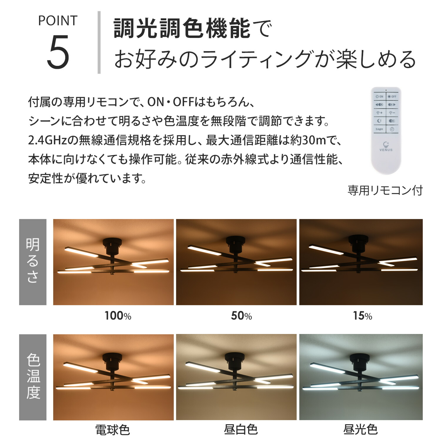 楽天市場】シーリングライト LED 調光調色 おしゃれ リモコン リモコン