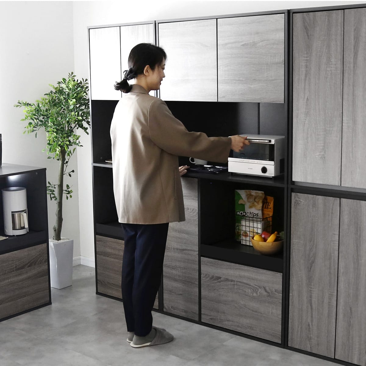 楽天市場】【クーポン15%off 2/25 00時〜24時】 食器棚 キッチンボード