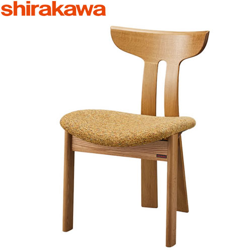 楽天市場】シラカワ家具 ポロックチェア S-710 レッドオーク（ナラ材