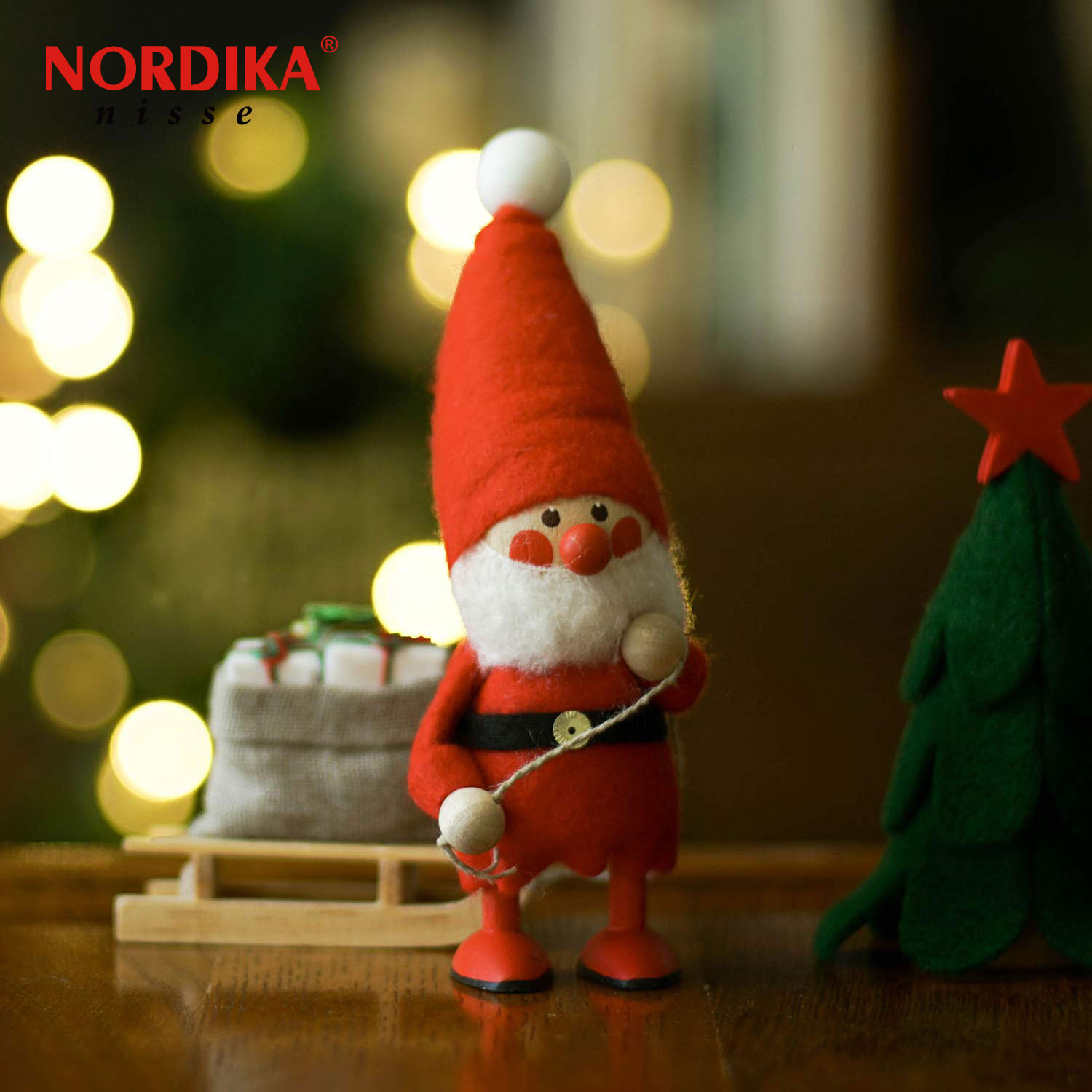 楽天市場】NORDIKA nisse ノルディカ ニッセ 人形 そりを引いたサンタ