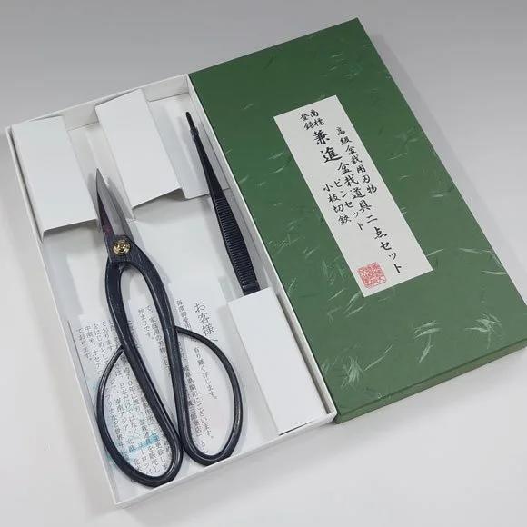 楽天市場】【兼進作】足長盆栽鋏 No.36Cと ピンセット 直 No.58 の2点