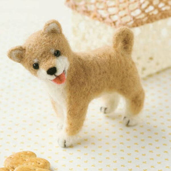 楽天市場】羊毛フェルトキット 柴犬 羊毛フェルト犬キット イヌ