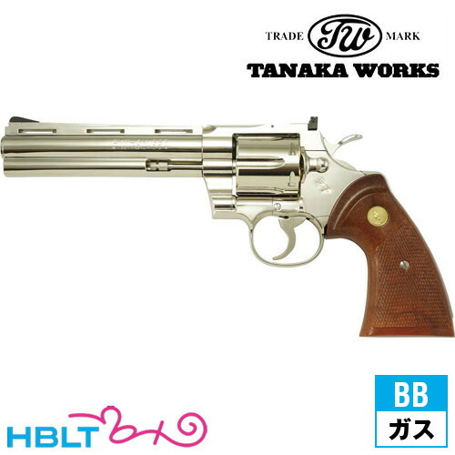 楽天市場】タナカワークス コルト パイソン R-model ニッケル/シルバー