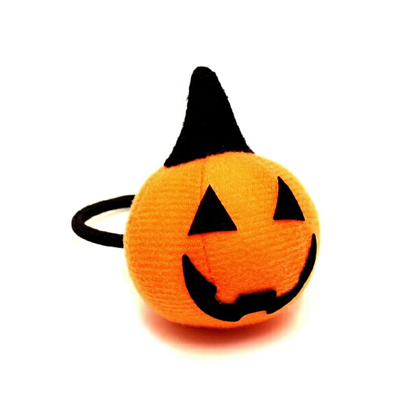 楽天市場】ヘアゴム ハロウィン ジャックオーランタン かぼちゃ/ふわ