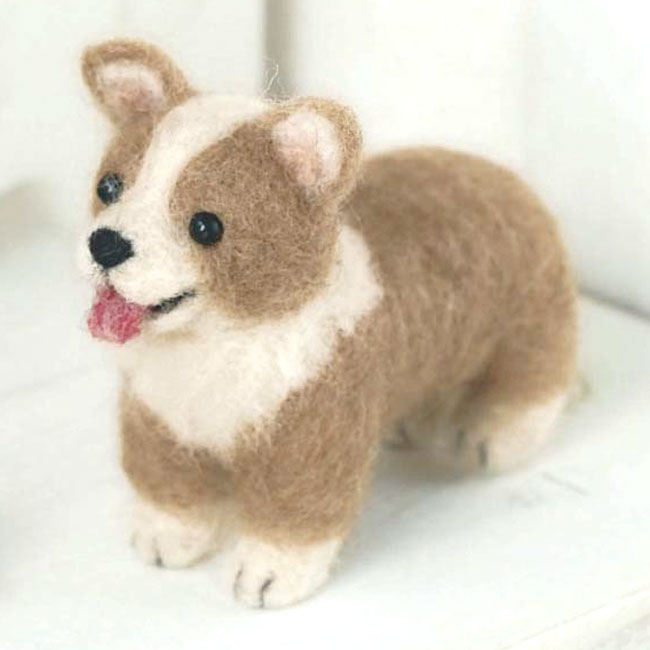 楽天市場】ウェルシュ・コーギー手作りキット 羊毛フェルト 犬