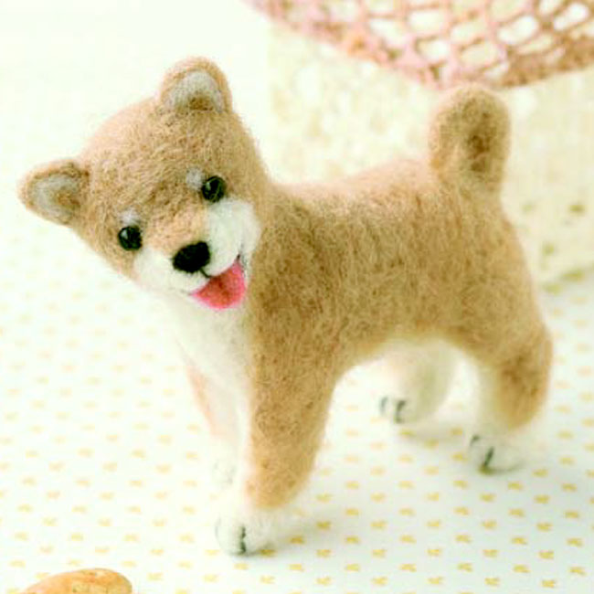 楽天市場】ミニチュア柴犬の手作りキット 羊毛フェルト 犬 ぬいぐるみ