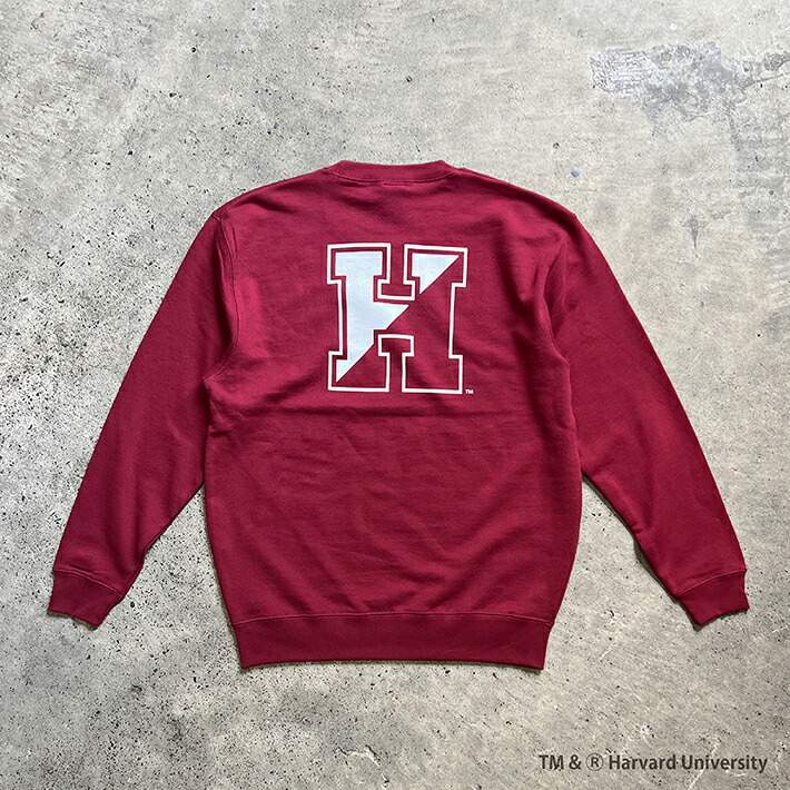 楽天市場】HARVARD ハーバード大学 DOUBLE SIDED PRINTING CREW SWEAT