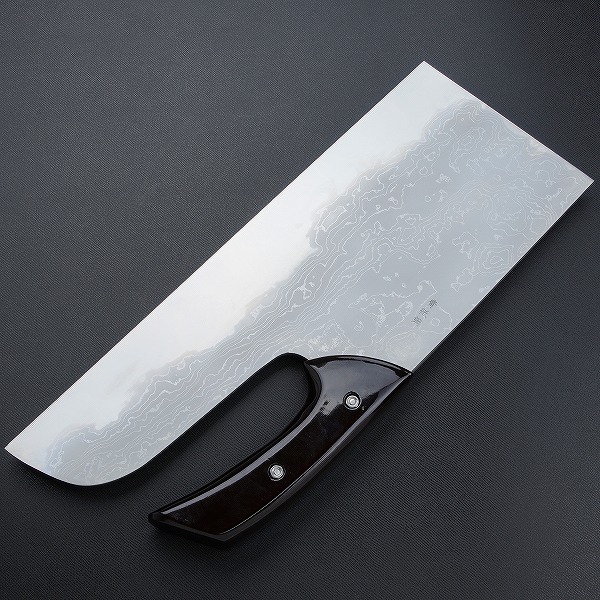 楽天市場】重宏別作 別打ち 麺切り 包丁 片刃 330mm 青紙2号 付け鋼