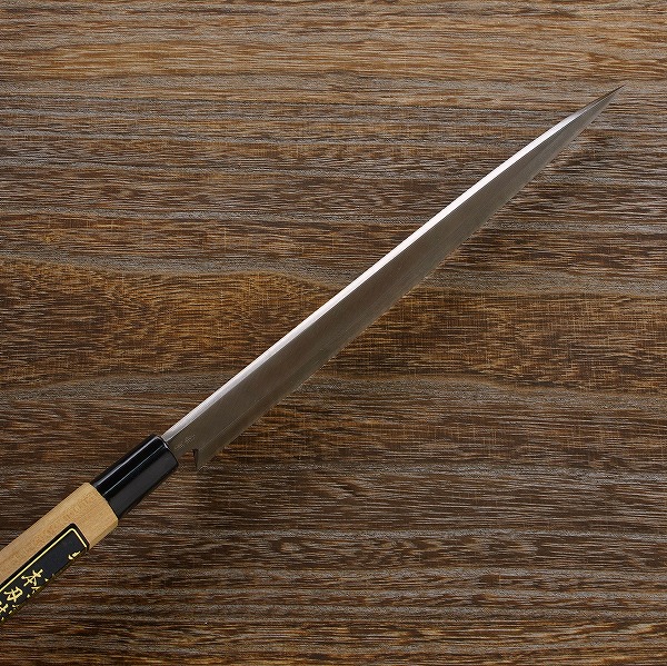 楽天市場】柳刃包丁 片刃 240mm 銀三ステンレス 桜柄 一般向け(敬老の