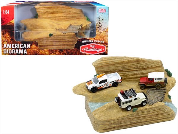 楽天市場】ミニカー◎1/64用 American Diorama☆オフロード ジオラマ