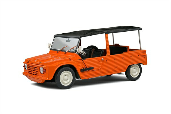 楽天市場】ミニカー 1/18 シトロエン メハリ ジープ オレンジ色 MEHARI