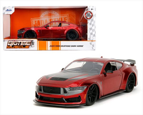 楽天市場】ミニカー 1/24 2024 フォード マスタング ダークホース 赤色